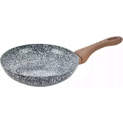 Kinghoff Tradiční pánev Granit Wood 24 cm s granitovým povrchem