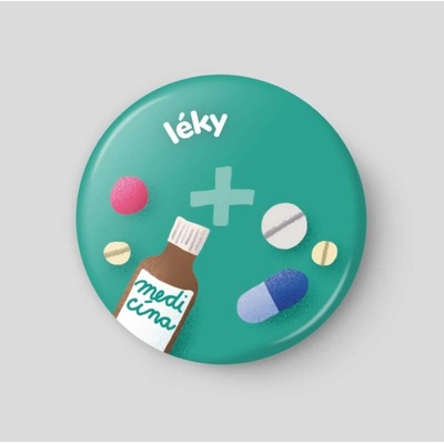 Nalepshop Léky Plánovací magnetka 32 mm