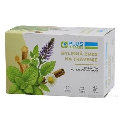 PLUS LÉKÁRNA Bylinná směs na trávení porcovaná nálevový sáčky 20 x 1,5 g