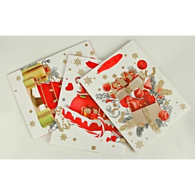 DUCCO NEW FASHION Vánoční papírová taška vzor tbl2 23 x 18 cm
