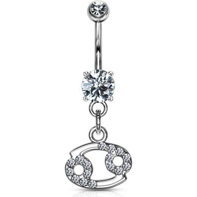 Šperky4U piercing do pupíku znamení WP01141-05