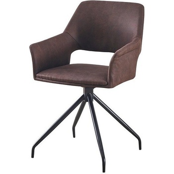 ЕВРОМАР Трапезен стол k-338 кафяв / черен