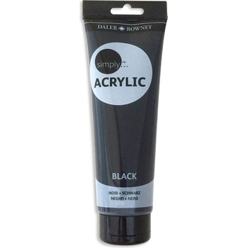Daler-Rowney Simply АКРИЛНА боя Black 250 ml 1 бр (126250026)