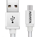 USB káble Adata AMUCAL-100CMK-CSV Micro USB, 1m, stříbrný