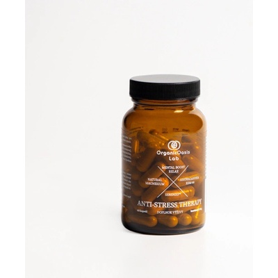ORGANIC OASIS LAB Anti-Stress Therapy doplněk stravy pro podporu psychiky a spánku 60 kapslí
