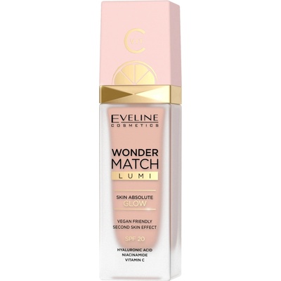 Eveline Cosmetics Wonder Match Lumi Rozjasňující make-up 10 Vanilla Warm 30 ml