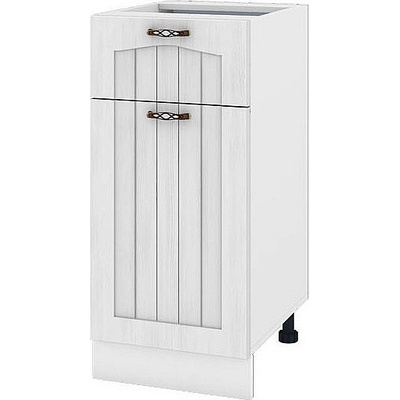 ИРИМ Долен кухненски шкаф Сити БФ-Бяло фладер-04-74 ляв 40 см