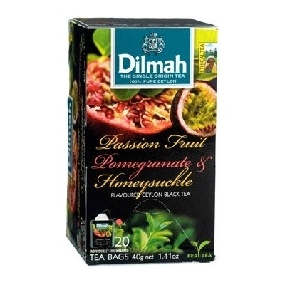 Dilmah Gourmet Passion Fruit Pomegranate & Honeysuckle čaj černý 20 x 2 g
