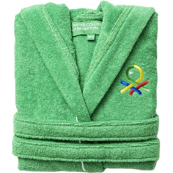 Dětský župan United Colors of Benetton zelená