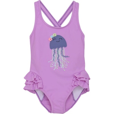 Color Kids-Swimsuit W. Application-6820-Iris Orchid Fialová