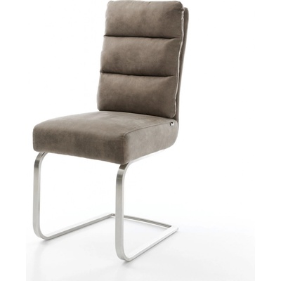 Delife Pela-Flex mikrovlákno taupe vintage plochý nerezová ocel taštičkové pružiny
