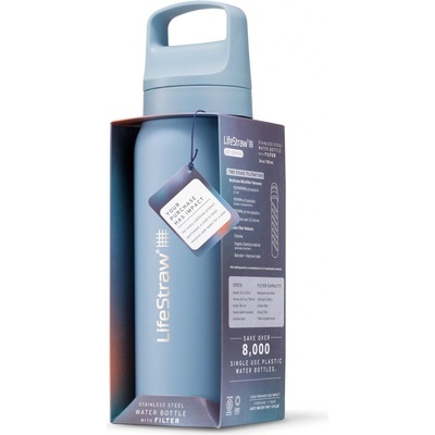 LifeStraw Go 2.0 Steel Icelandic Blue 0,65l