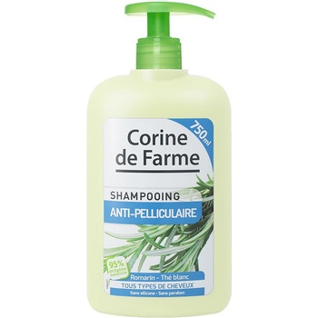 Corine de Farme Shampoo proti lupům Rozmarýn & bílý čaj 750 ml