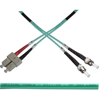 Optický patch kabel duplex SC-ST 50/125 MM 5m OM3 (1313)