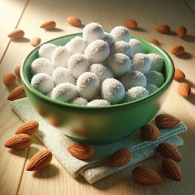 IBK Trade Mandle v bílé čokoládě obalené v kokosu 500 g