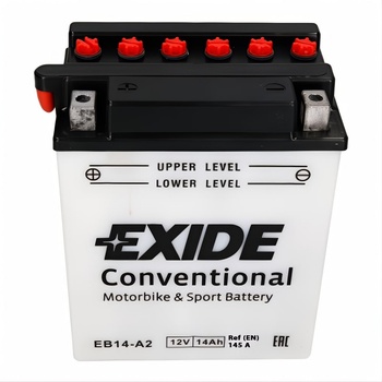 Image 1 of Exide Conventional 14Ah 145A left+ YB14-A2