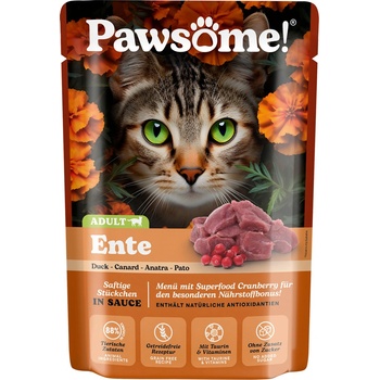 Pawsome! Adult s kachním mäsom 85 g