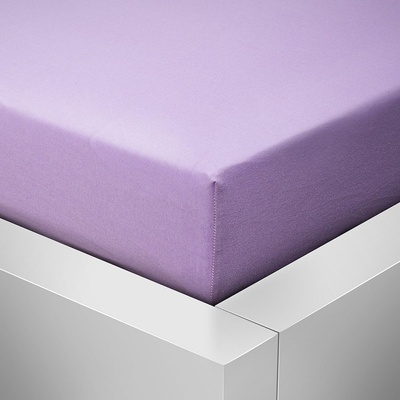 Homeville jersey prostěradlo ELASTIC fialka 100x220