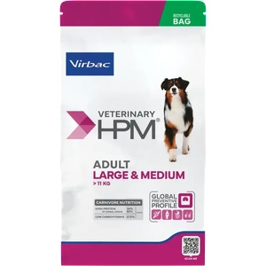Virbac HPM Adult Large & Medium Dog - за кучета средни породи над 12 месеца и кучета големи породи над 18 месеца - 3 кг