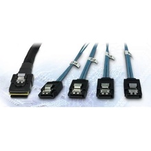 Inter Tech kabel Mini-SAS na 4x SATA cross-over 1m 88885237