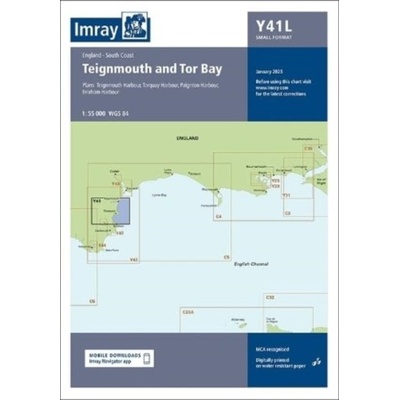 Imray Chart Y41 - Laminated Teignmouth and Tor Bay (Imray)(Sheet map, folded)