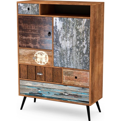 Bogdan Furniture Europe Етажерка Mezo KM-4-E20, многоцветен