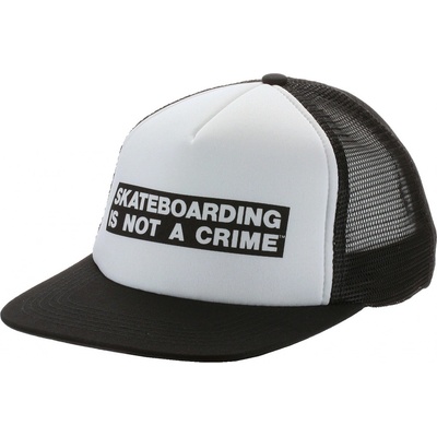 SANTA CRUZ Not A Crime Cap White/Black WHITE-BLACK