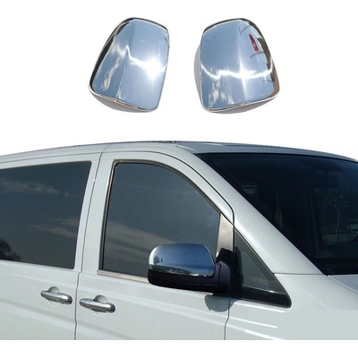 Nerez kryty zrkadlov Mercedes Vito W639 2010-2014