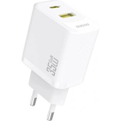 Dudao A27MAX мрежово зарядно устройство с USB+Type-C изход, 35 W, PD бързо зареждане, БЯЛО GP-190589 (GP-190589)