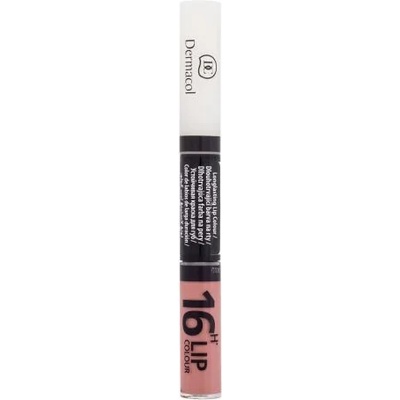 Dermacol 16H Lip Colour дълготрайно червило и гланц 2в1 4.8 гр нюанс 14