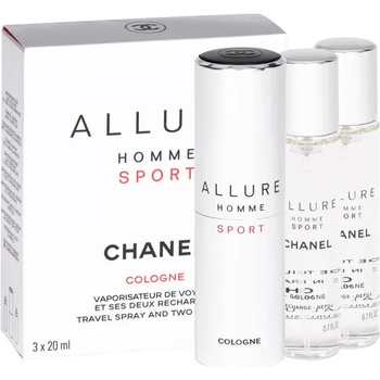 CHANEL Allure Homme Sport (Travel Spray) (Refills) EDC 3x20 ml (3145891233001)