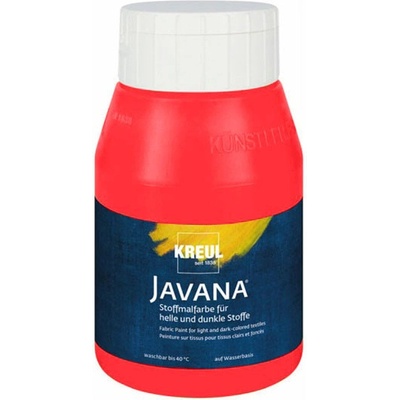 Javana Farba na svetlý a tmavý textil 500 ml / 63 červená