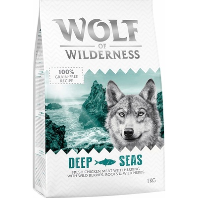 Wolf of Wilderness Adult "Deep Seas" sleď bez obilovin 5 x 1 kg