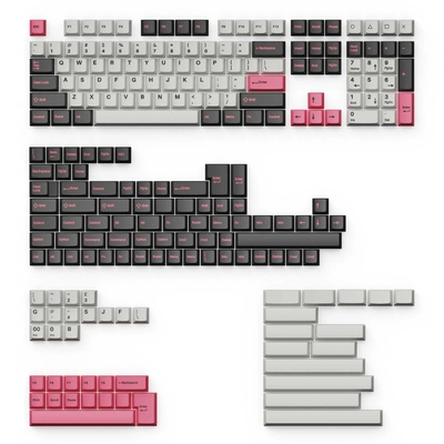 Cherry Profile Double-Shot PBT Full Set 219 Keycaps Dolch Pink Комплект капачки за механични клавиатури (PBT-15)