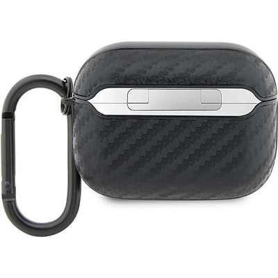 BMW AirPods Pro 2 gen cover Black Carbon Double Metal Logo BMAPWMPUCA2 – Hledejceny.cz