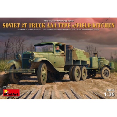 MiniArt Soviet 2 t Truck AAA Type w/Field Kitchen 1:35