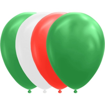 Fiësta Balónky zelená bílá červená ø30cm 80515