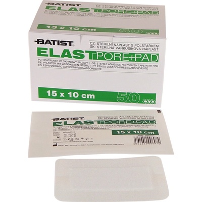 Batist Elastpore 10 x 15 cm 50 ks
