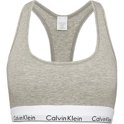 Calvin Klein Bralette Cotton Stretch sivá