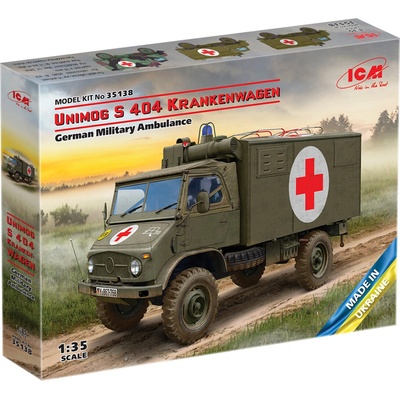 ICM Unimog S 404 German Military Ambulance 1:35