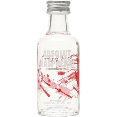 Absolut Raspberry 40% 0,05 l (holá láhev)