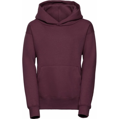 Russell 575B detská mikina s kapucňou burgundy