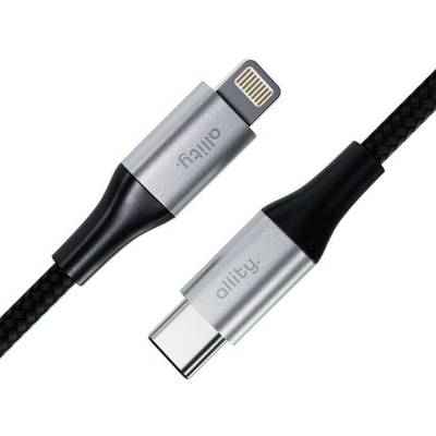 Allity AUC-01 USB-C/Lightning, 1m, černý
