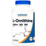 Nutricost L-Ornithine 500 mg [180 капсули]