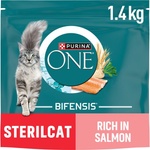 PURINA ONE Bifensis Sterilised сьомга 1, 4 кг