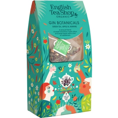 English Tea Shop GIN BOTANICALS Green tea apple & jasmine 7 pyramidek