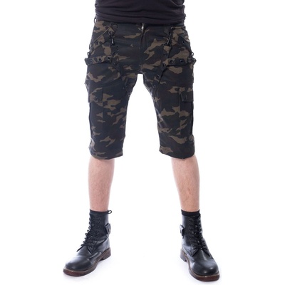 Poizen industries Мъжки шорти poizen industries - МЮНХЕН - ЗЕЛЕН camo- poi797