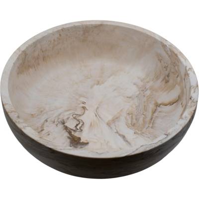 VOJA HOME Dekorativní mísa Beloria Krémová hnědá styl marble 21 cm