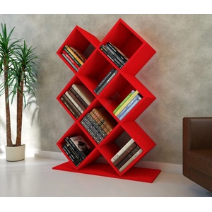 ASIR GROUP Етажерка KUMSAL 129x90 cм червена (AS1357)