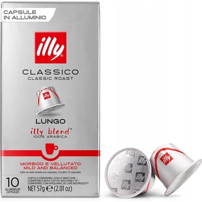 Illy Classico Lungo kapsule Do Nespresso 10 ks